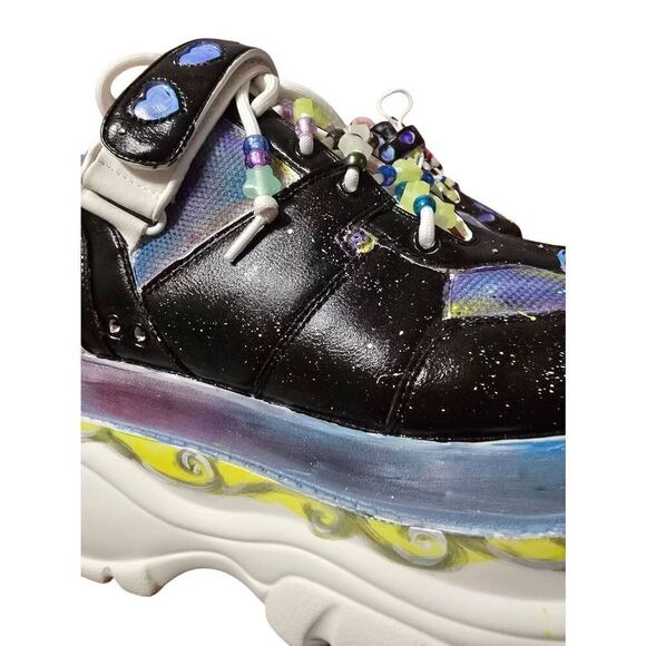 Dolls Kill Custom Handpainted Fairywalker Platform Sneakers - Picture 7 of 12